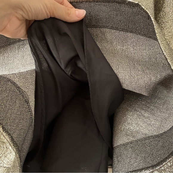 LA FEMME Metallic Fit & Flare Cocktail Dress Size 8 - Picture 13 of 13